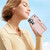 Samsung Galaxy S26+ Cross-body Zipper Square Phone Case with Holder - Rose Gold