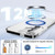 Samsung Galaxy S26+ Crystal Shield Clear Magnetic Acrylic Hybrid TPU Phone Case - Black