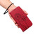 Samsung Galaxy S26+ Dandelion Embossed Pattern Flip Leather Phone Case - Red