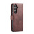 Samsung Galaxy S26+ DG.MING Crazy Horse Texture Detachable Magnetic Leather Case - Red