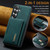 Samsung Galaxy S26+ DG.MING M2 Series 3-Fold Multi Card Bag + Magnetic Phone Case - Green