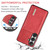 Samsung Galaxy S26+ DG.MING M2 Series 3-Fold Multi Card Bag + Magnetic Phone Case - Red