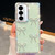 Samsung Galaxy S26+ Diamond Glitter Bow-knot Four-Corner Shockproof Phone Case - Light Green