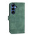 Samsung Galaxy S26+ Dierfeng Dream Line TPU Hybrid PU Leather Phone Case - Green