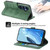 Samsung Galaxy S26+ Dierfeng Dream Line TPU Hybrid PU Leather Phone Case - Green
