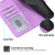 Samsung Galaxy S26+ Dierfeng Dream Line TPU Hybrid PU Leather Phone Case - Purple