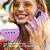 Samsung Galaxy S26+ Dierfeng Dream Line TPU Hybrid PU Leather Phone Case - Purple