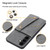 Samsung Galaxy S26+ Double Buckle Card Slots Magnetic Phone Case - Black