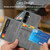 Samsung Galaxy S26+ Double Buckle Card Slots Magnetic Phone Case - Black