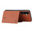 Samsung Galaxy S26+ Double Buckle Card Slots Magnetic Phone Case - Brown