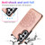 Samsung Galaxy S26+ Double Buckle Mandala Leather Wallet Back Cover Phone Case - Rose Gold