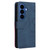 Samsung Galaxy S26+ Dual-color Splicing Flip Leather Phone Case - Blue