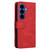 Samsung Galaxy S26+ Dual-color Splicing Flip Leather Phone Case - Red