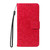 Samsung Galaxy S26+ Embossed Sunflower Pattern Flip Leather Phone Case - Red