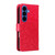 Samsung Galaxy S26+ Embossed Sunflower Pattern Flip Leather Phone Case - Red