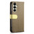 Samsung Galaxy S26+ ESEBLE E11 Colorful Litchi Pattern Zipper Wallet Leather Phone Case - Amber Brown