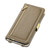 Samsung Galaxy S26+ ESEBLE E11 Colorful Litchi Pattern Zipper Wallet Leather Phone Case - Amber Brown