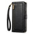 Samsung Galaxy S26+ ESEBLE E11 Colorful Litchi Pattern Zipper Wallet Leather Phone Case - Black