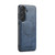 Samsung Galaxy S26+ Fierre Shann FS-027 Cowhide Texture MagSafe Magnetic Phone Case - Blue