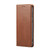 Samsung Galaxy S26+ Fierre Shann PU Genuine Leather Texture Phone Case - Brown