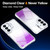 Samsung Galaxy S26+ Glitter Gradient Magnetic Lens Frame Holder Phone Case - Purple