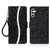 Samsung Galaxy S26+ Glitter Powder Filp Leather Phone Case - Black