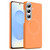 Samsung Galaxy S26+ Gold Armor PC Thin Circle MagSafe Shockproof Phone Case - Orange