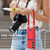 Samsung Galaxy S26+ Integrated Card Bag Solid Color Liquid Silicone Phone Case Gen2 with Short Lanyard - Red