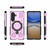 Samsung Galaxy S26+ J-20 Solid Color MagSafe Magnetic TPU+PC Phone Case - Pink
