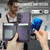 Samsung Galaxy S26+ JEEHOOD J09 Buckle Card Bag MagSafe Magnetic Style RFID Leather Phone Case - Purple