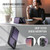 Samsung Galaxy S26+ JEEHOOD J09 Buckle Card Bag MagSafe Magnetic Style RFID Leather Phone Case - Purple