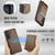 Samsung Galaxy S26+ JEEHOOD J10 Flip Card Bag MagSafe Split RFID Leather Phone Case - Brown