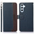 Samsung Galaxy S26+ KHAZNEH Litchi Texture Leather RFID Phone Case - Blue
