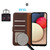 Samsung Galaxy S26+ KHAZNEH Litchi Texture Leather RFID Phone Case - Brown