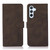 Samsung Galaxy S26+ KHAZNEH Matte Texture Leather Phone Case - Brown