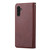 Samsung Galaxy S26+ Knead Skin Texture Flip Leather Phone Case - Wine Red