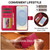 Samsung Galaxy S26+ LC.IMEEKE Calf Texture Leather Phone Case - Red