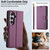 Samsung Galaxy S26+ LC.IMEEKE L2 Series Detachable Magsafe PU Phone Case with Lanyard - Purple