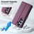 Samsung Galaxy S26+ LC.IMEEKE L2 Series Detachable Magsafe PU Phone Case with Lanyard - Purple