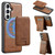 Samsung Galaxy S26+ LC.IMEEKE L3 Series Detachable RFID Card Bag Magsafe Phone Case - Brown