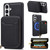 Samsung Galaxy S26+ LC.IMEEKE L6 Series Zipper Card Bag MagSafe Magnetic Phone Case - Black