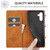 Samsung Galaxy S26+ LC.IMEEKE Strong Magnetism Microfiber Leather Phone Case - Brown