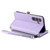 Samsung Galaxy S26+ Leather Stitching Multi-card Slot Zipper Phone Case - Purple