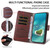 Samsung Galaxy S26+ Litchi Texture RFID Blocking 3-Card Wallet Leather Phone Case - Brown
