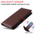 Samsung Galaxy S26+ Litchi Texture RFID Blocking 3-Card Wallet Leather Phone Case - Brown