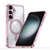 Samsung Galaxy S26+ MagSafe Magnetic Clear Phone Case - Pink