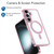 Samsung Galaxy S26+ MagSafe Magnetic Clear Phone Case - Pink