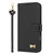Samsung Galaxy S26+ Metal Bow Leather Phone Case with Hand Strap - Black