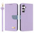 Samsung Galaxy S26+ Metal Bow Leather Phone Case with Hand Strap - Purple