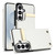 Samsung Galaxy S26+ Metal Buckle Card Slots Phone Case - White